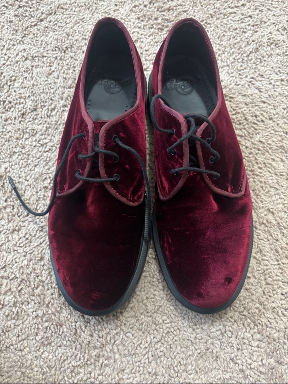 Dr Martens Velvet  Shoes